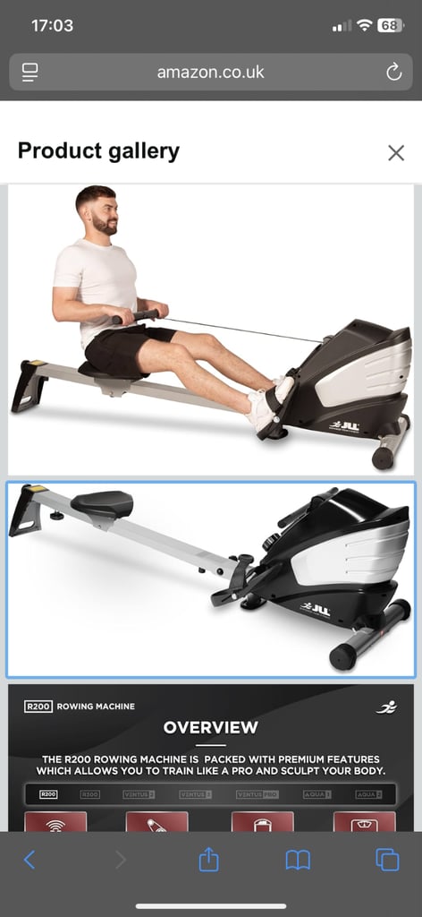 Jll Fitness Jll R200 Rowing Machine Best Price Jll R200
