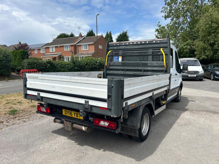 2016 Ford Transit 2.2 TDCi 350 Dropside 4dr Diesel Manual RWD L3 (219 g/km, 123 bhp) CHASSIS CAB ...