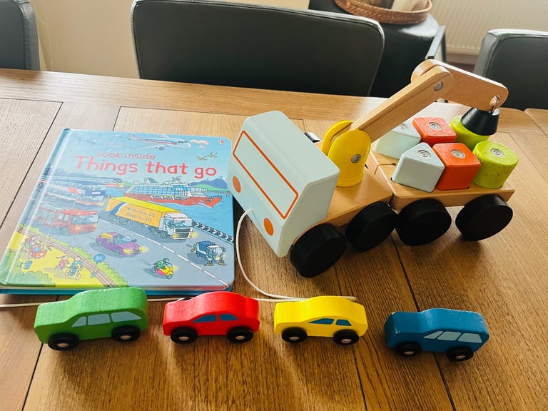 Wooden Toys and Usborne Things That Go Book