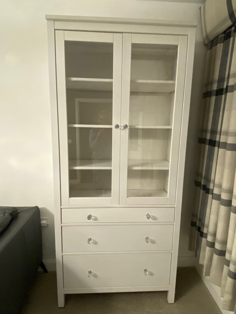 Glass door cabinet  (open to offer)