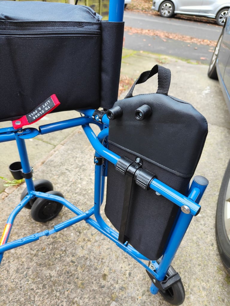 Lightweight walker (rollator) with 3 wheels folding