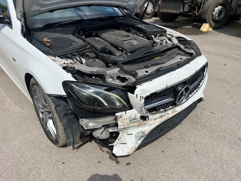 2018 MERCEDES BENZ E CLASS E350 AMG LINE PREMIUM HYBRID ELECTRIC DAMAGED SALVAGE