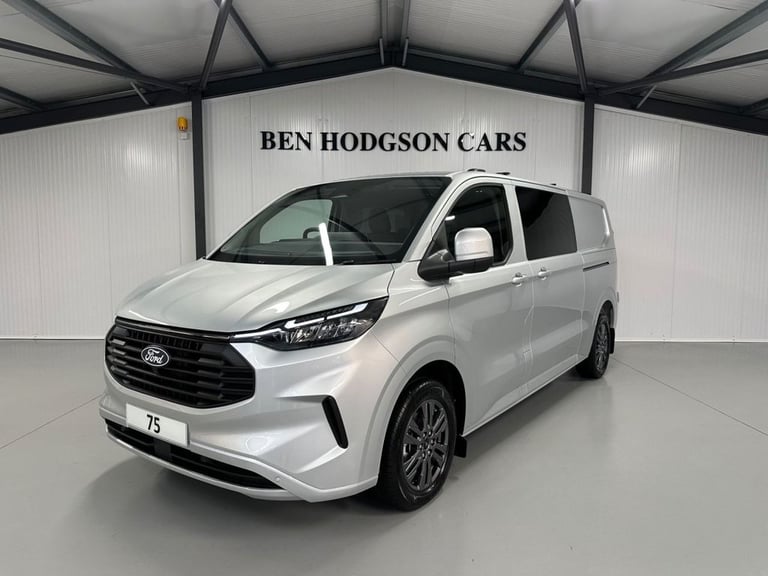 2025 75 FORD TRANSIT CUSTOM 2.0 320 ECOBLUE LIMITED CREW VAN DOUBLE CAB 5DR DIES