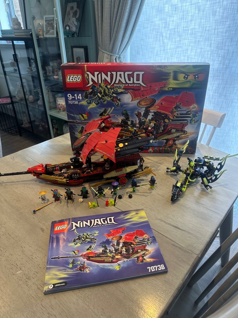 image for Retired LEGO NINJAGO Destiny's Bounty #70738 Set - Built But Complete With Box And Instructions
