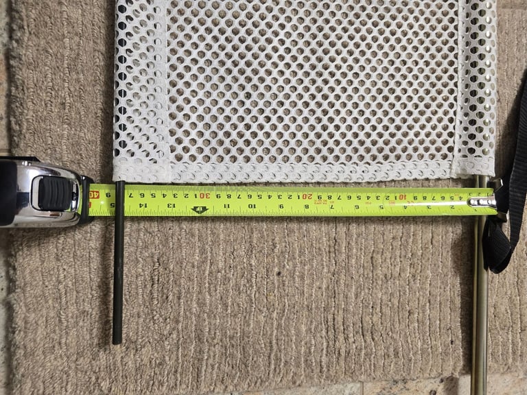 Camper / motorhome / van safety net for bed