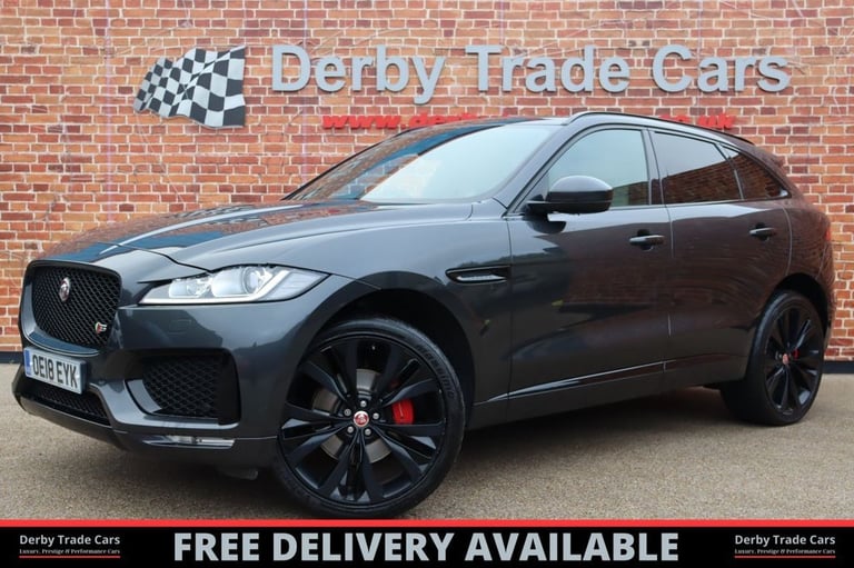 image for 2018 F JAGUAR F-PACE 3.0 D300 V6 S SUV 5DR DIESEL AUTO AWD EURO 6 (S/S) (300 PS)