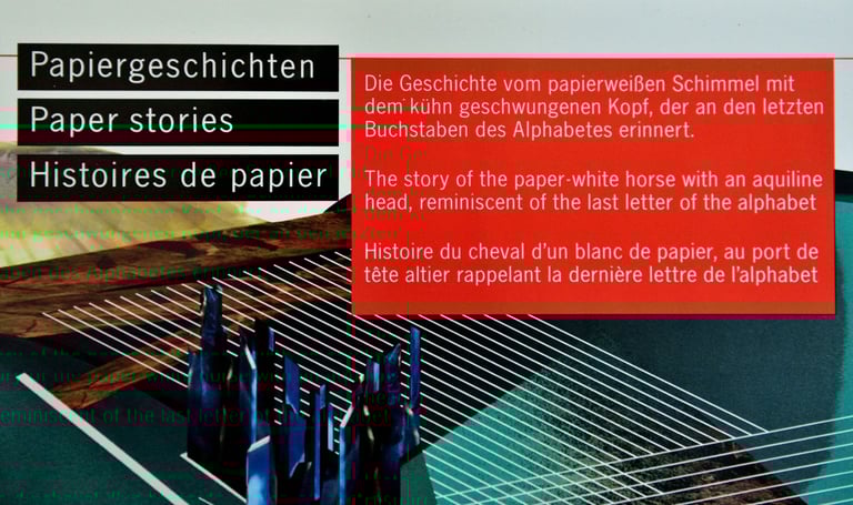 4x Zanders (German paper manufacturer) posters, ca. 1995