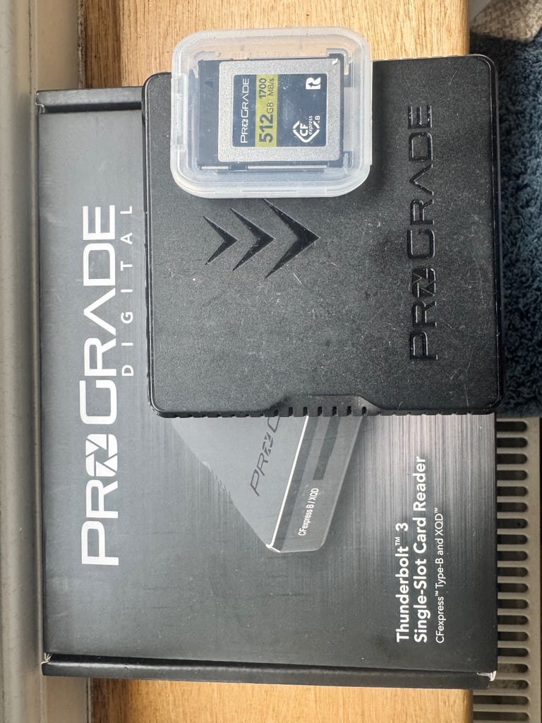 image for Prograde digital 512gb 1700MB/s CF Express memory card with prograde digital card reader £250