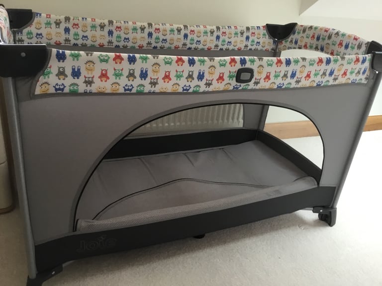 Joie travel cot, with mattress and carrying bag