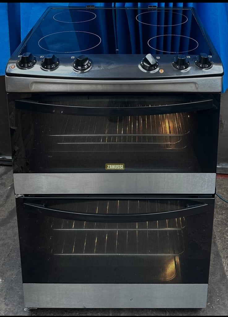 Zanussi ZCV66030XA 60cm Electric Ceramic Cooker - Stainless 