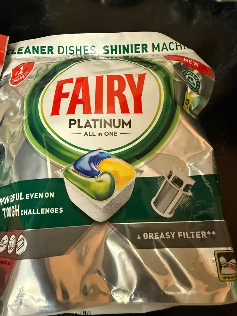 Fairy Platinum Plus All In One Dishwasher Tablets