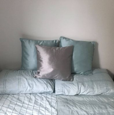 Cushions, Double Bedspread and Pillow Cases