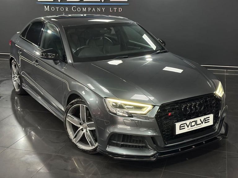 2017 17 AUDI S3 2.0 TFSI BLACK EDITION SALOON 4DR PETROL S TRONIC QUATTRO EURO 6
