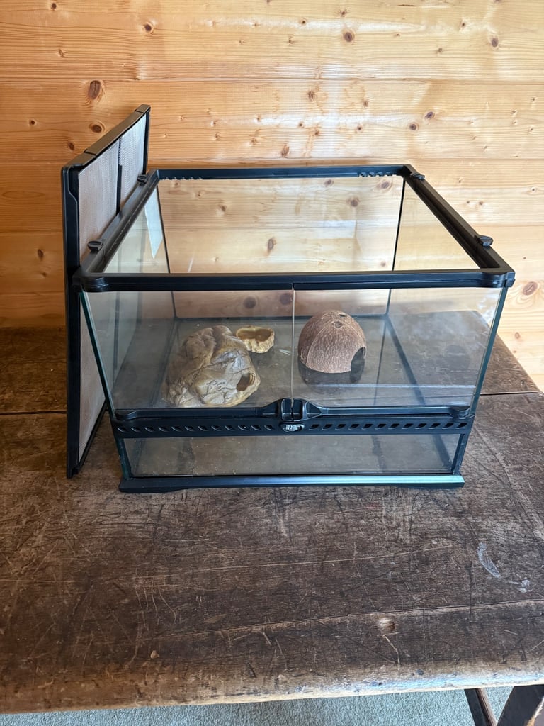 Exo Terra Tank/terrarium. Gecko/exotic pet tank. Plus extras. 