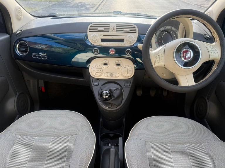Fiat 500 1.2 Lounge Euro 6 (s/s) 3dr with 11 Months MOT&FSH&Panoramic Roof&Leather Seats&£35 Tax Yr