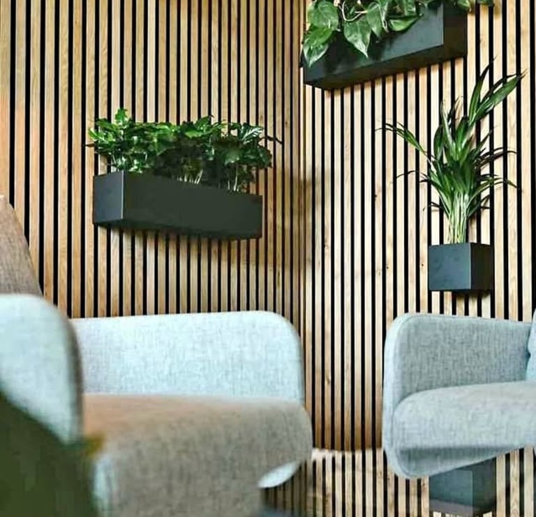 image for Real wood acoustic panel 240cm length 60cm width 