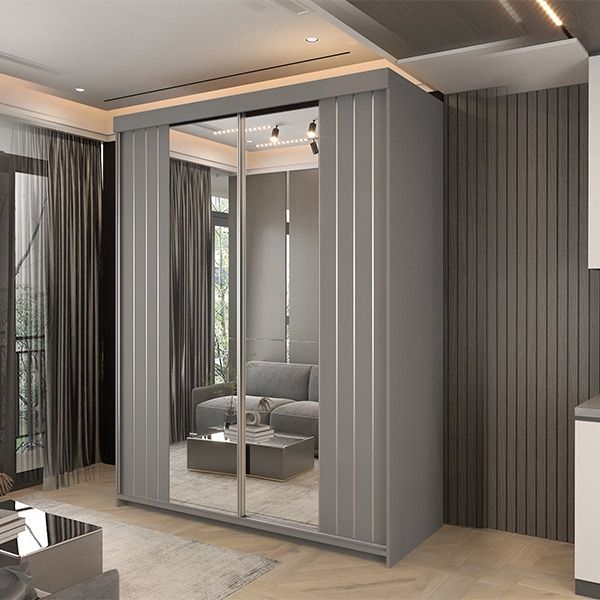 GUARANTEED PRICE- BRAND NEW 2 3 DOOR GERMAN SLIDING TWO THREE DOOR WARDROBE IN 4 COLORS *