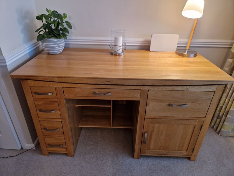 Solid Oak Desk 
