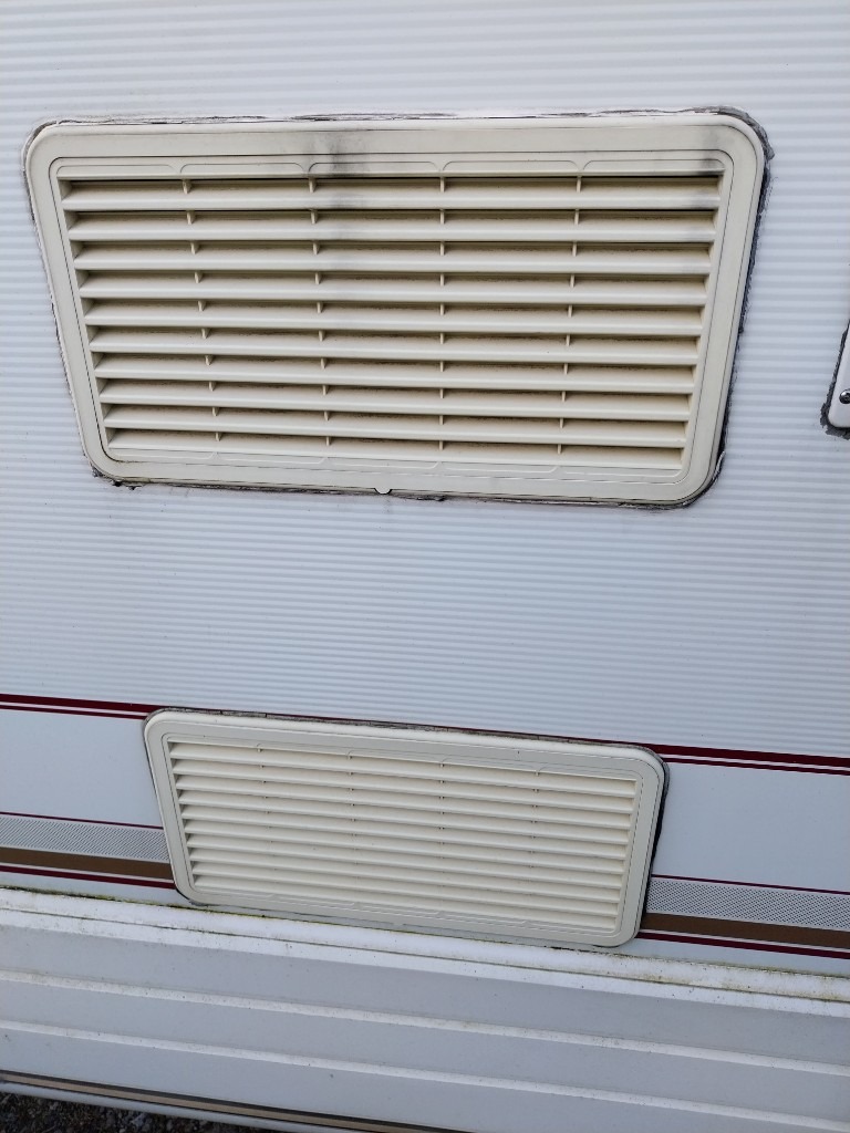 image for Pair caravan fridge vents 