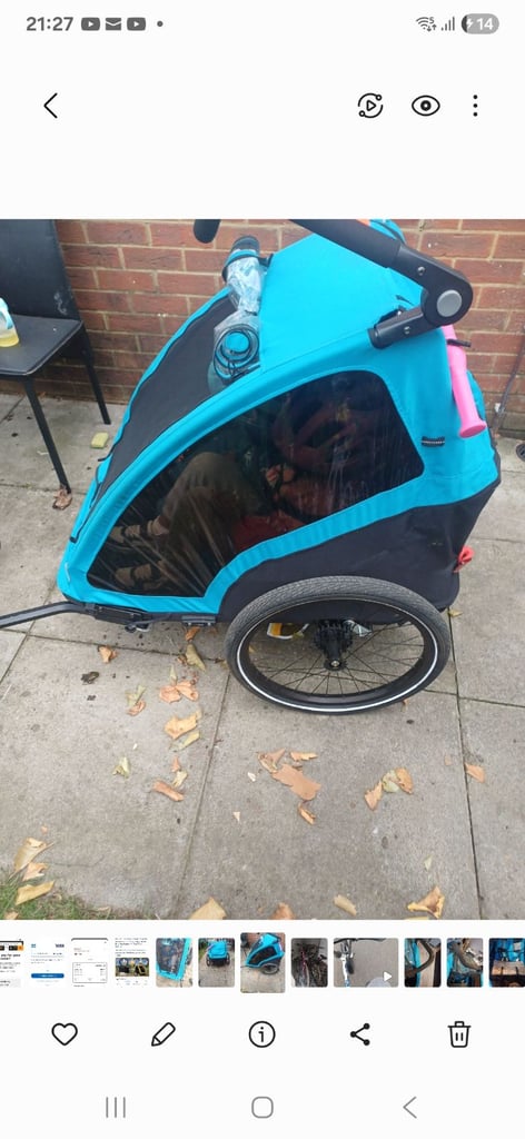 image for Double bike trailer (cargo,luggage haul) 