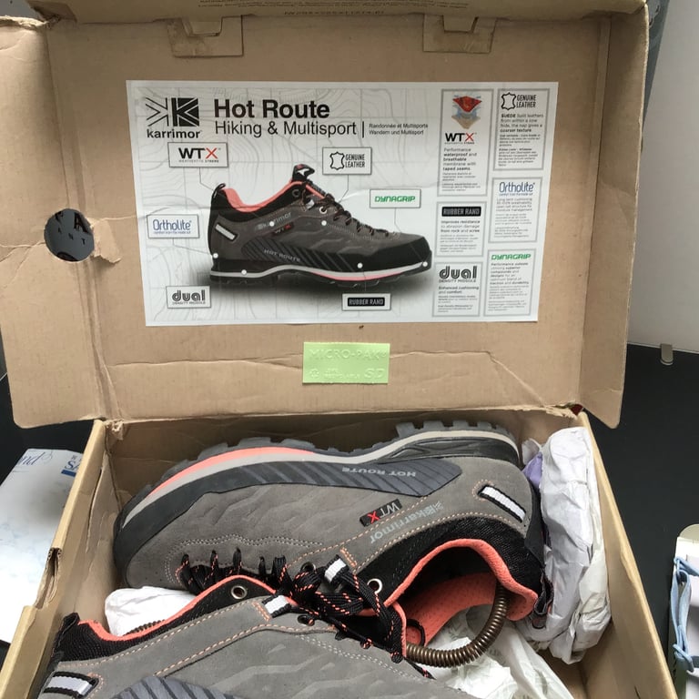 LADIES KARRIMOR HOT ROUTE HIKING AND MULTISPORT TRAINERS