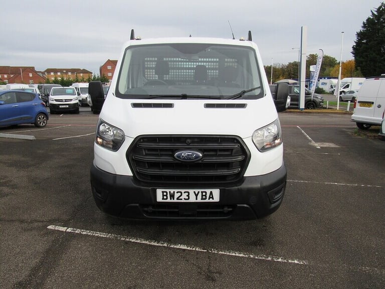 2023 Ford Transit 350 EcoBlue Leader L4 XLWB Dropside Euro 6 1 owner from new 2.0 2dr Chassis Dro...