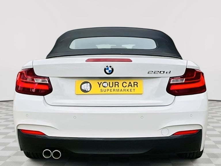 2017 BMW 2 Series 220d M Sport 2dr [Nav] CONVERTIBLE DIESEL Manual