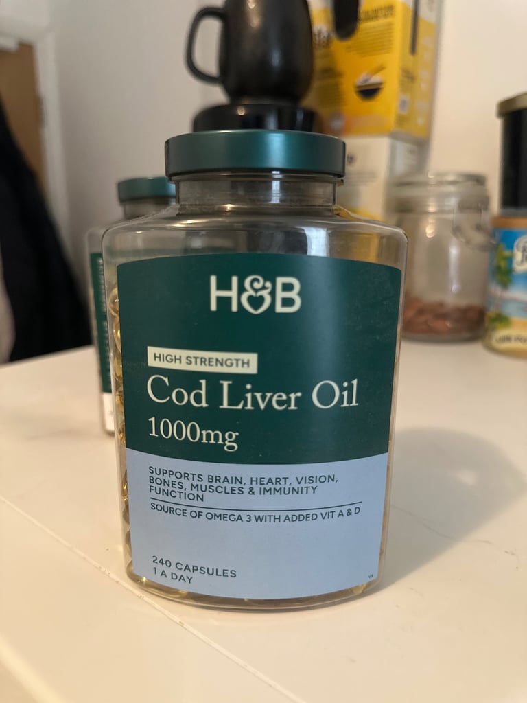 image for Cod liver oil 1000mg (240 capsules)