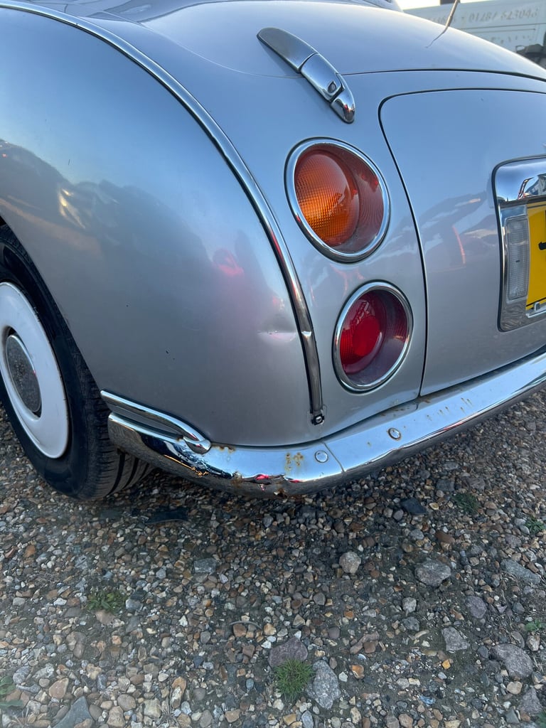 1991 NISSAN FIGARO CONVERTIBLE SILVER AUTOMATIC PETROL SALVAGE DAMAGED REPAI CAT