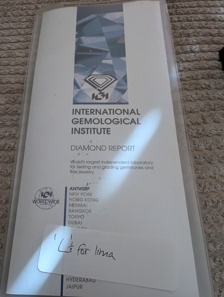 Diamond engagement ring 