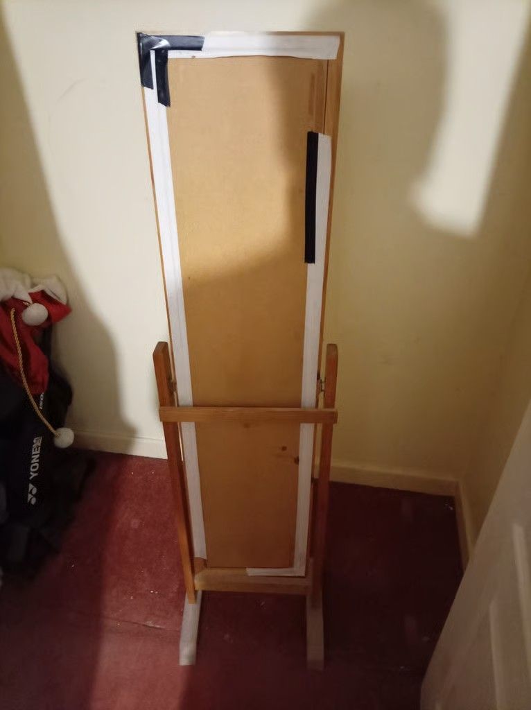 Free Standing full length wooden mirror 360 degree swivel