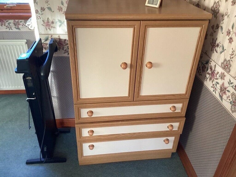 Chest of drawers with top cupboard located Peterhead 