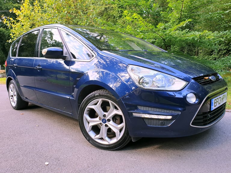FORD S-MAX TITANIUM 1.6 TDCI*2013*FSH*1-OWNER*LEATHER*PAN-ROOF*NAV*PARKING CAM*BLUETOOTH*XENONS#MINT