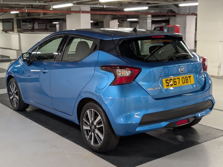 Nissan Micra Acenta 2018 Petrol 1.0 ULEZ Apple Carplay MOT Apr 2026 Low Mileage 50k