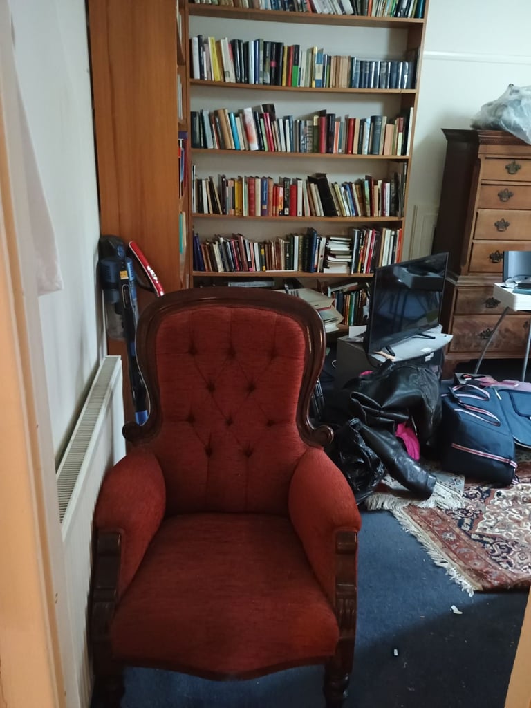 image for Victorian parlour-style armchair