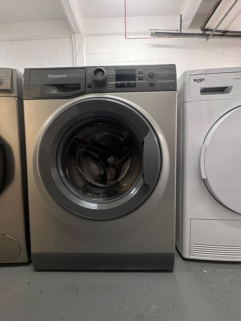 image for Hotpoint 9kg Washing Machine – Graphite – Free Delivery Within 24hr