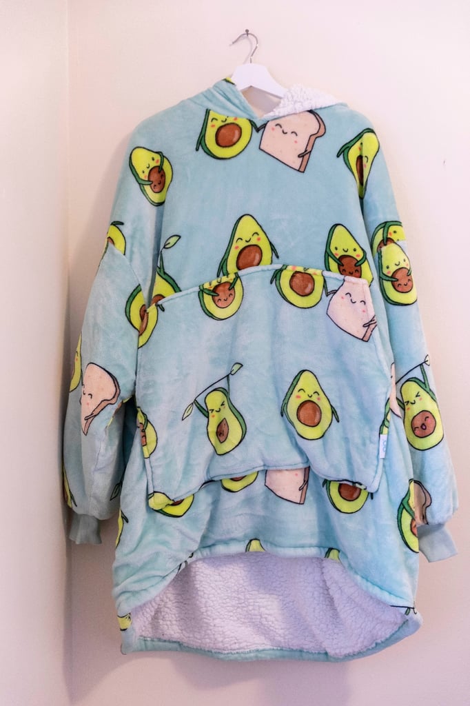image for The Oodie - Hooded blanket Avocado and toast. ONE SIZE