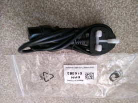DP/N 016583 UK Dell Mains Lead Cable Plug. 2 metre Kettle lead New 