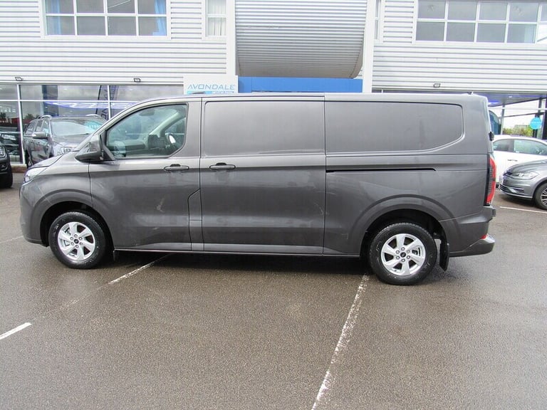 2024 Ford E-Transit 320 Limited LWB L2 GREY AUTOMATIC VAN WITH SAT NAV REAR CAMERA TWIN SIDE DO P...