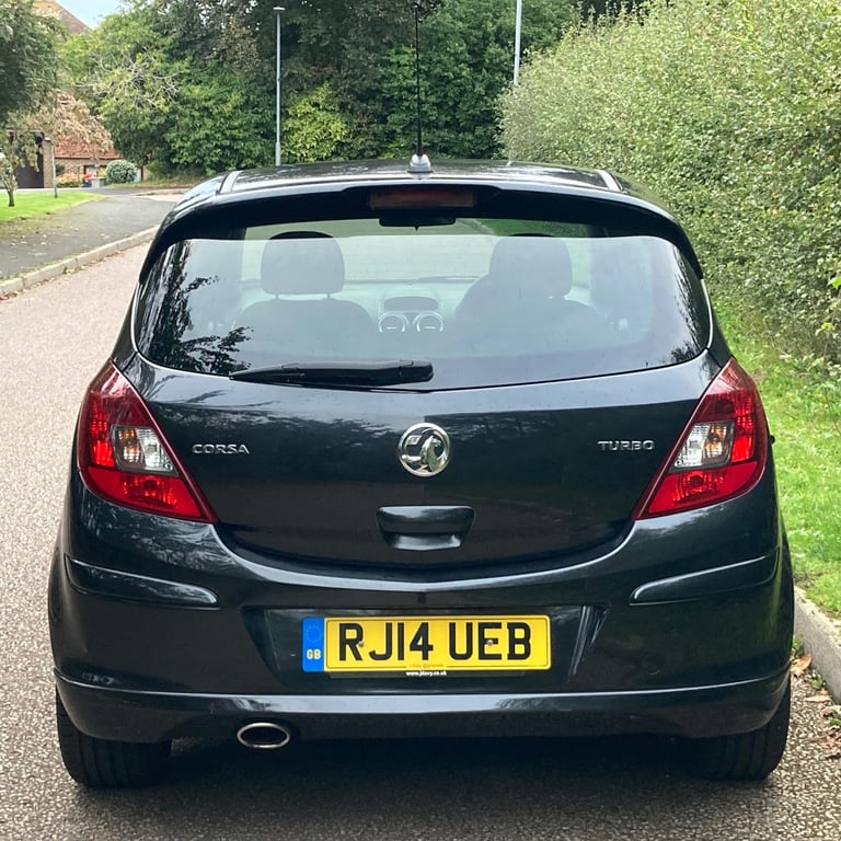 2014 VAUXHALL CORSA BLACK EDITION - ULEZ FREE - 62 MPG - ONE OWNER - FULL HISTORY