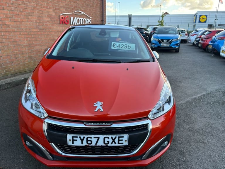  Peugeot 208 1.2 PureTech Allure Premium Orange 5dr Hatch Petrol