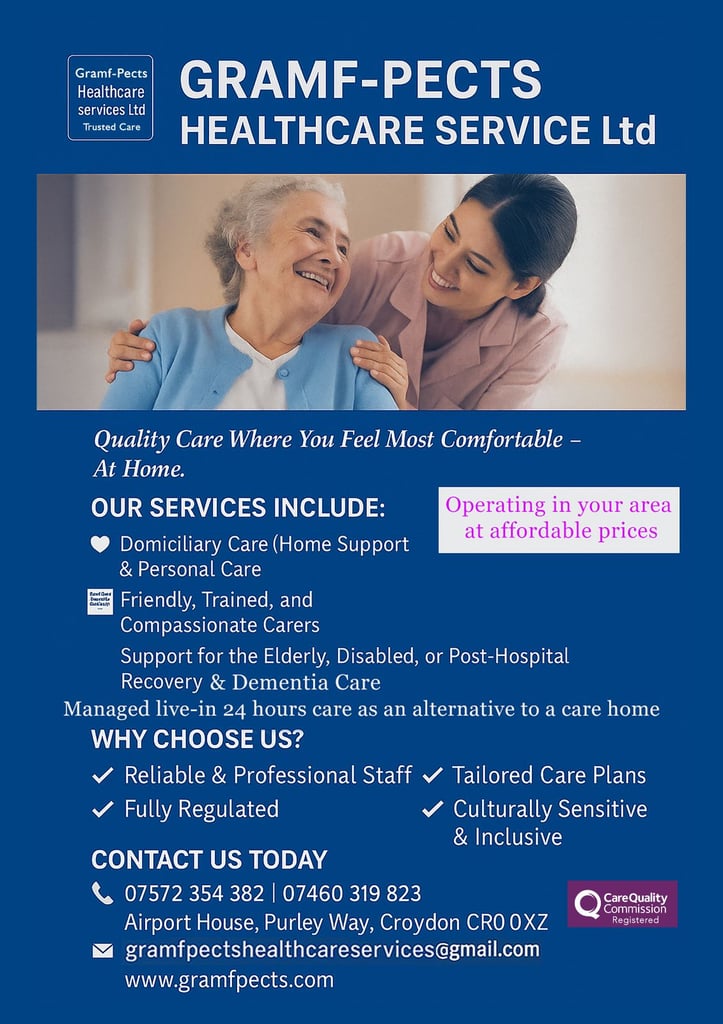 image for               Domiciliary Care at your Comfortable Home
