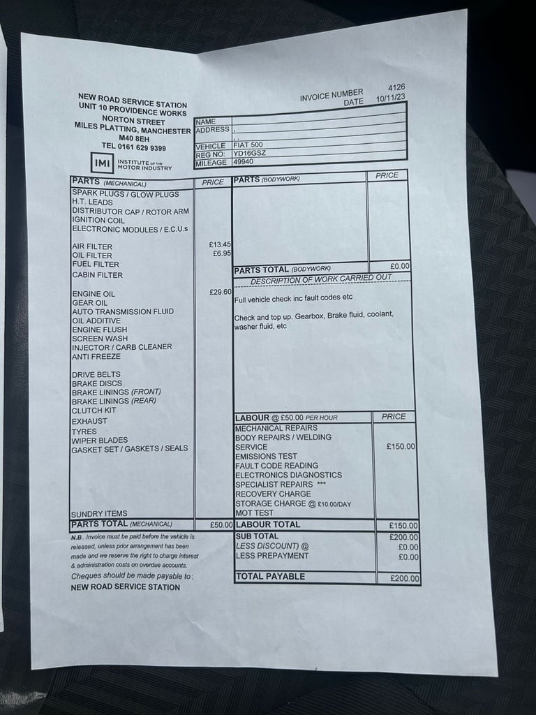 Fiat, 500, Hatchback, 2016, Manual, 1242 (cc), 3 doors