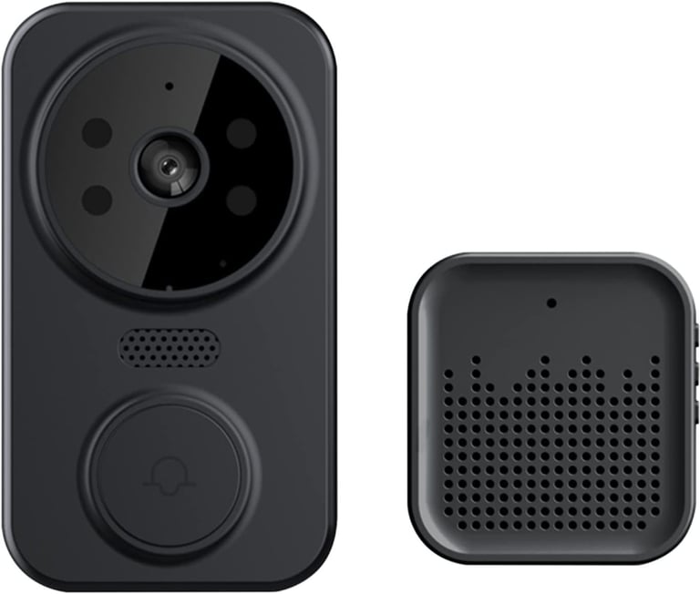 TYHONEYS Smart Wireless Remote Video Doorbell Home Intercom HD, Black or White- Brand New!!
