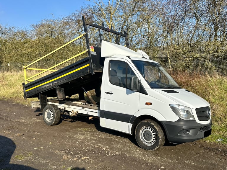 MERCEDES SPRINTER 314 CDI DIESEL 2018 68-REG TIPPER TRUCK *EURO 6* DRIVES EXCELLENT