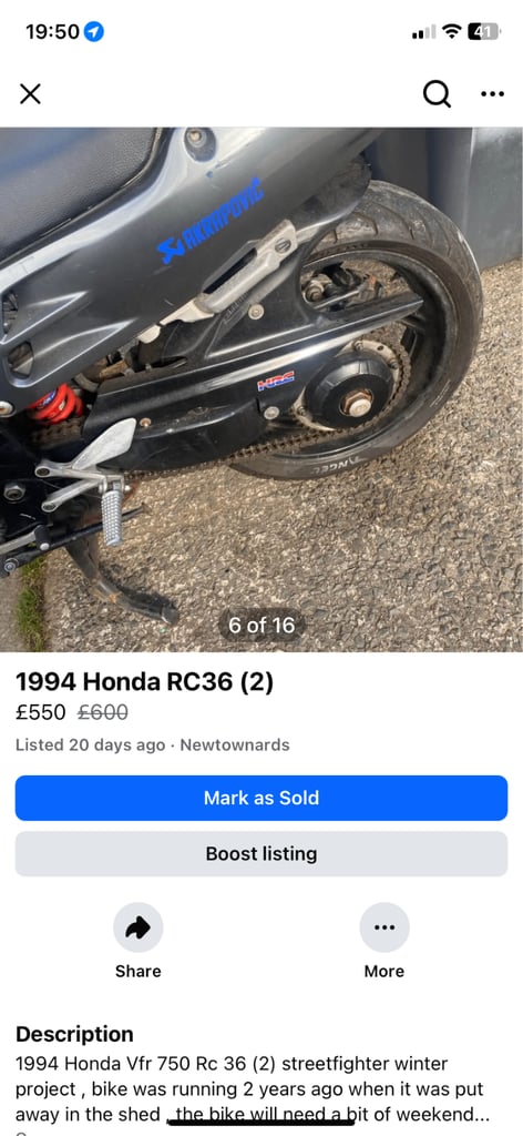 Honda, 1994, 748 (cc)
