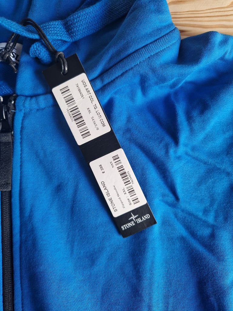 Stone Island Zip Up Hoodie