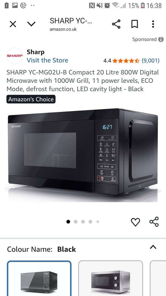 Brand-new microwave for sale 