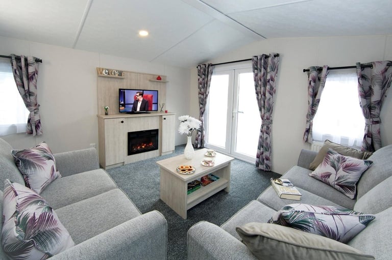 NEW Sunrise Saffron Lodge 39x13 | 2 bed | Full Winterpack | OFF SITE Mobile Home