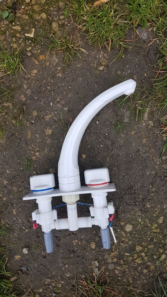 WHALE and other - various used mixer taps for camper caravan motorhome boat.